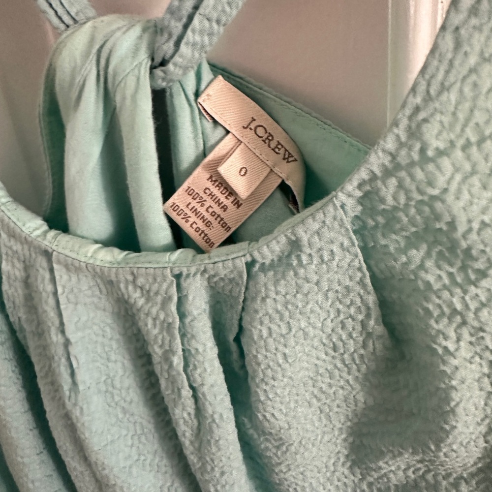J-Crew Sea Foam dress